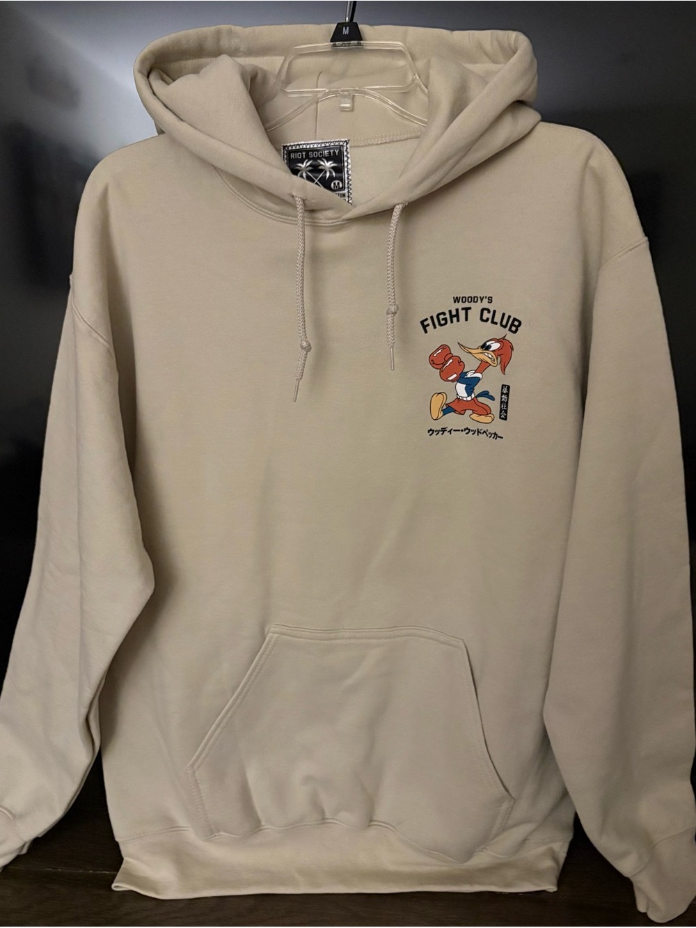 Riot Society, Woody's Fight Club Hoodie Sz M